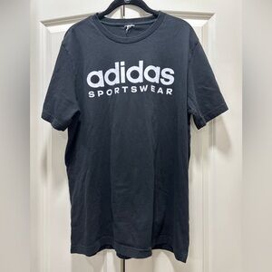 Adidas Sportswear Black Short Sleeve Men's Tee
